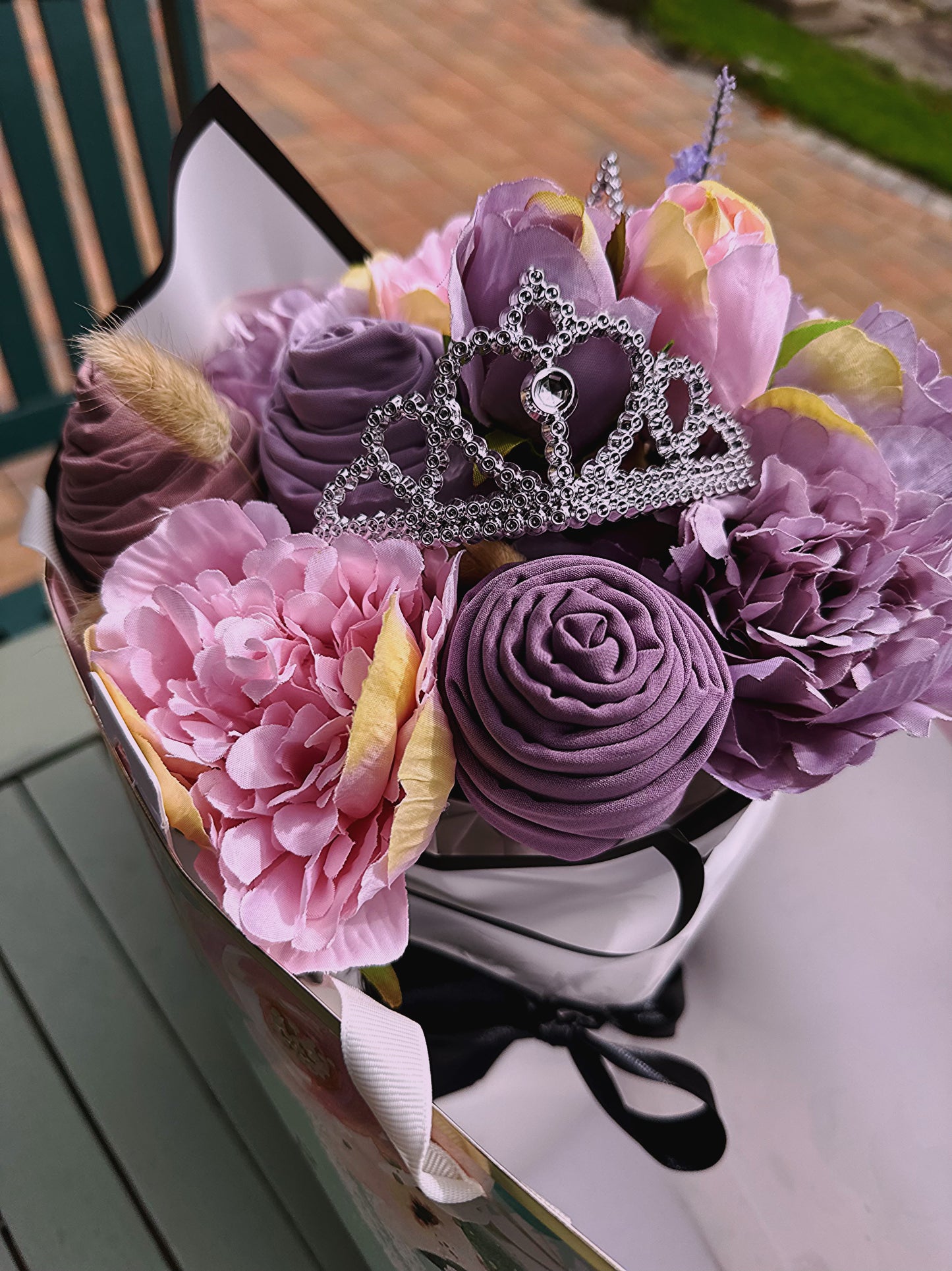 Medina Silk Purple palette Hijabs Bouquet