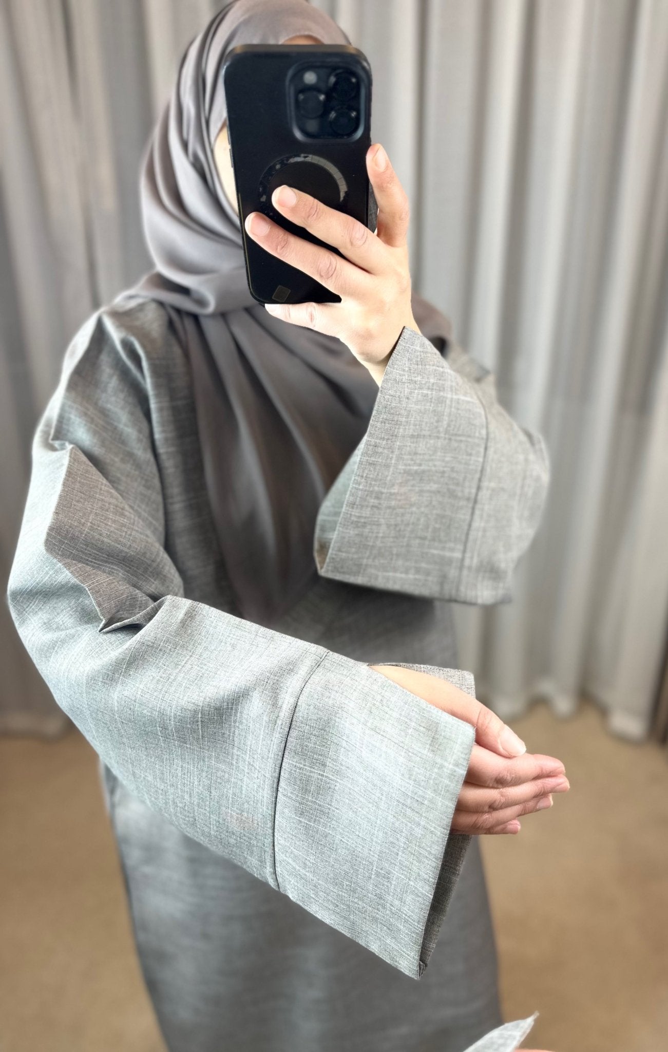 Linen Abaya Dress - Mesyana